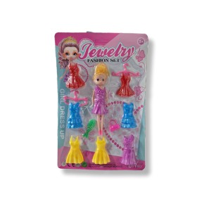 BONECA TROCA VESTIDO