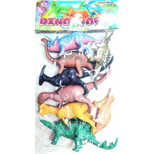 ANIMAIS DINOSSAURO KIT C/ 8