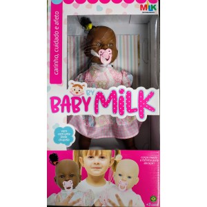 BONECA BABY BY MILK NEGRA