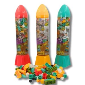 FOGUETE DE BLOCOS 195 PÇS IMPORTUDO