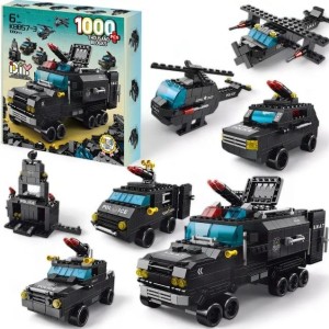 BLOCO DE MONTAR 1000PÇS ANTI EXPLOSIVO BLOXI