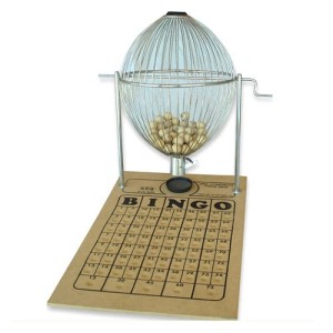 BINGO GRANDE GLOBO CROMADO