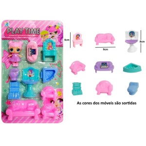 KIT CASTELO ACESSORIOS BONECA
