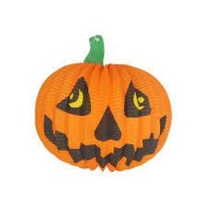 ENFEITE SANFONADO 20CM HALLOWEEN C/10  BPG